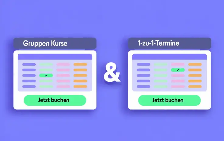 3 Methoden, verschiedene Termin-Typen anzubieten