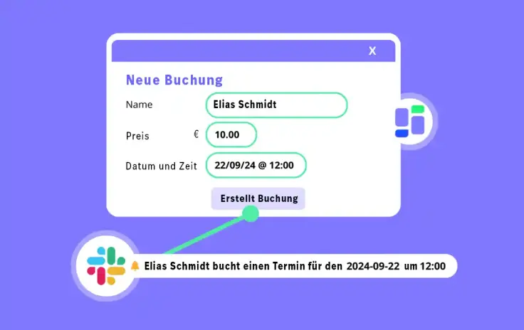 Slack-Benachrichtigungen zu Terminen