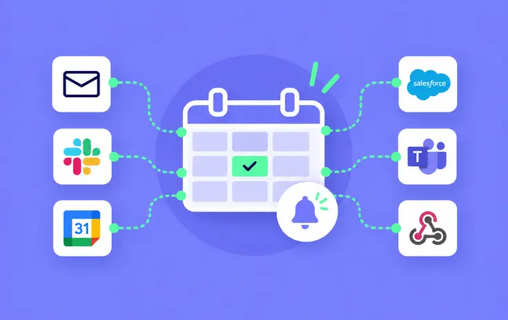 Connect your schedule reminders and follow-ups to other apps