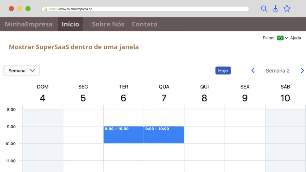 Integração baseada em iframe