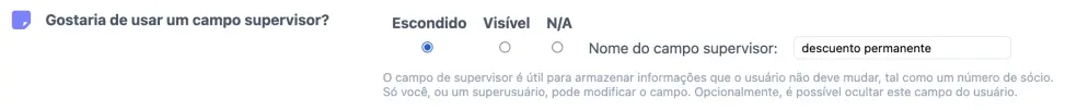 Campo supervisor