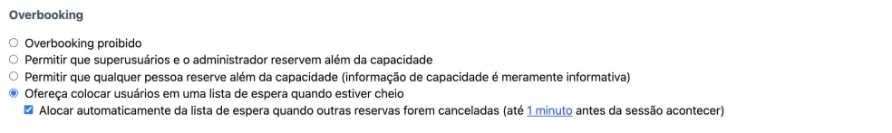 Agendamentos Excedentes