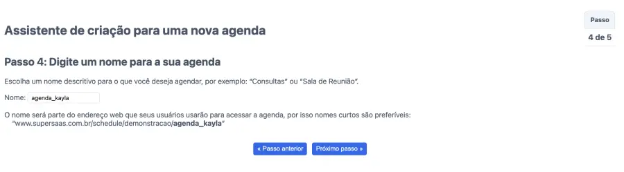 Nomeie sua agenda de reservas online