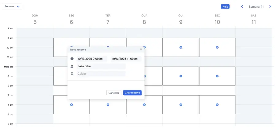 Criando um agendamento
