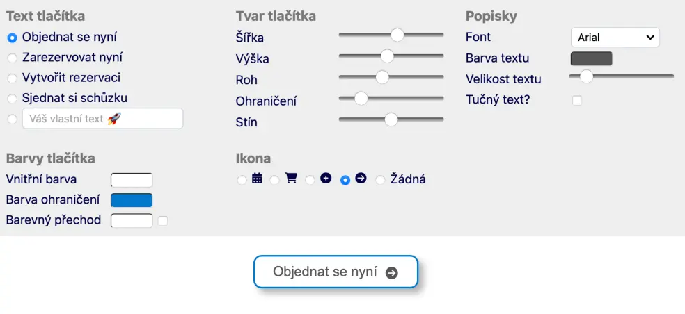 Generátor tlačítek