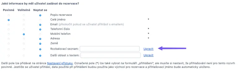 Další textové pole