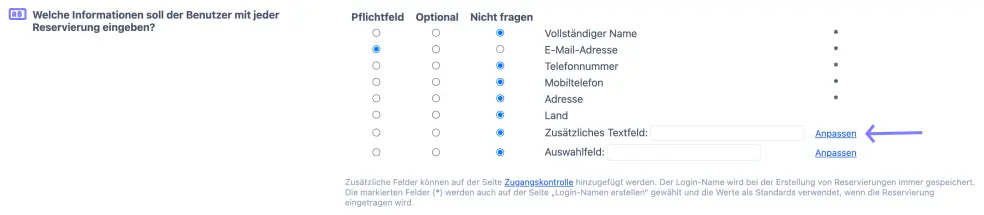 Tipp Drop-down-Menü in online Termin Auswahl 1