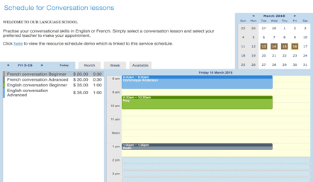 Agenda version ordinateur