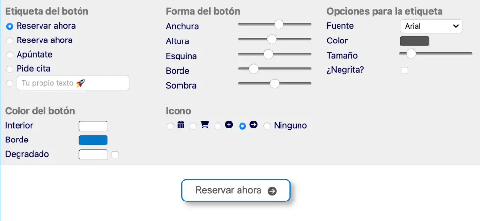 Generador de botones