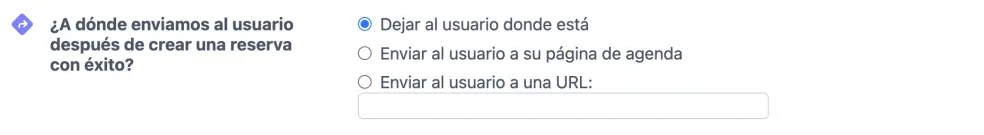 Al finalizar una reserva