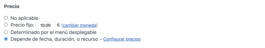 Precio