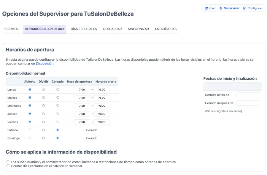 Permitir que los superusuarios ignoren las restricciones de tiempo