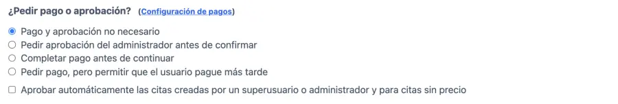 Configurar pagos en el sistema de reserva de citas online de tu salón