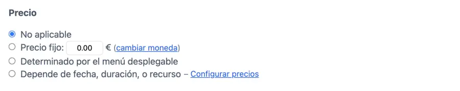 Precio