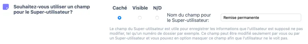 Champ de supervision