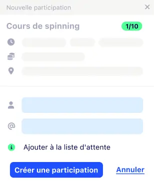 Modal de prise de rendez-vous coupé