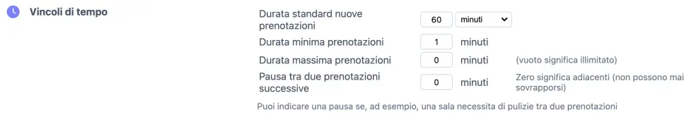 Lunghezza standard in sistemi a risorse