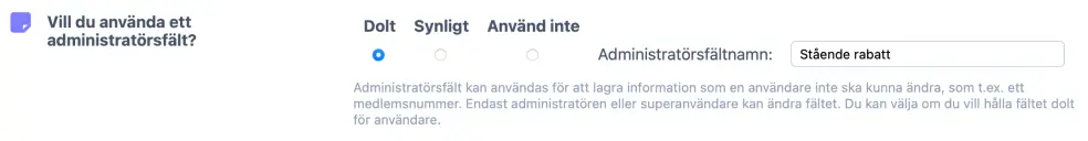 Administratörsfält