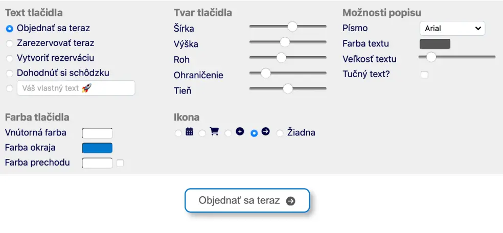 Generátor tlačidiel