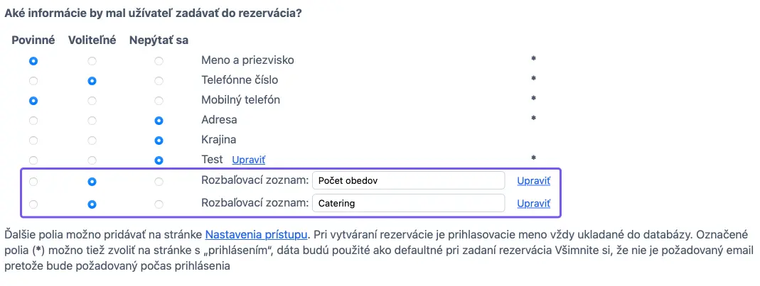 Vlastné polia
