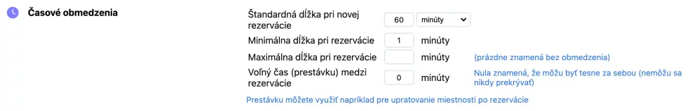Štandardná dĺžka pri zdrojových rozvrhoch
