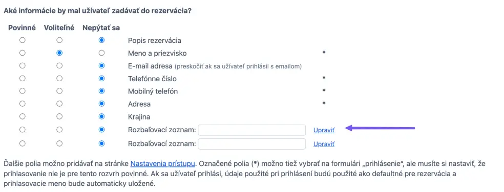 Ďalšie textové pole