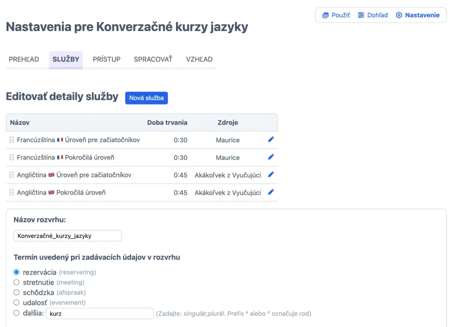 Príklady integrácie
