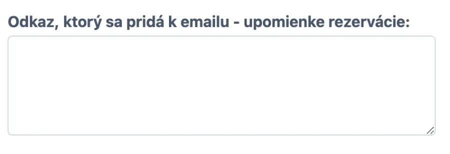 online rezervačný rozvrh s emailovými pripomienkami